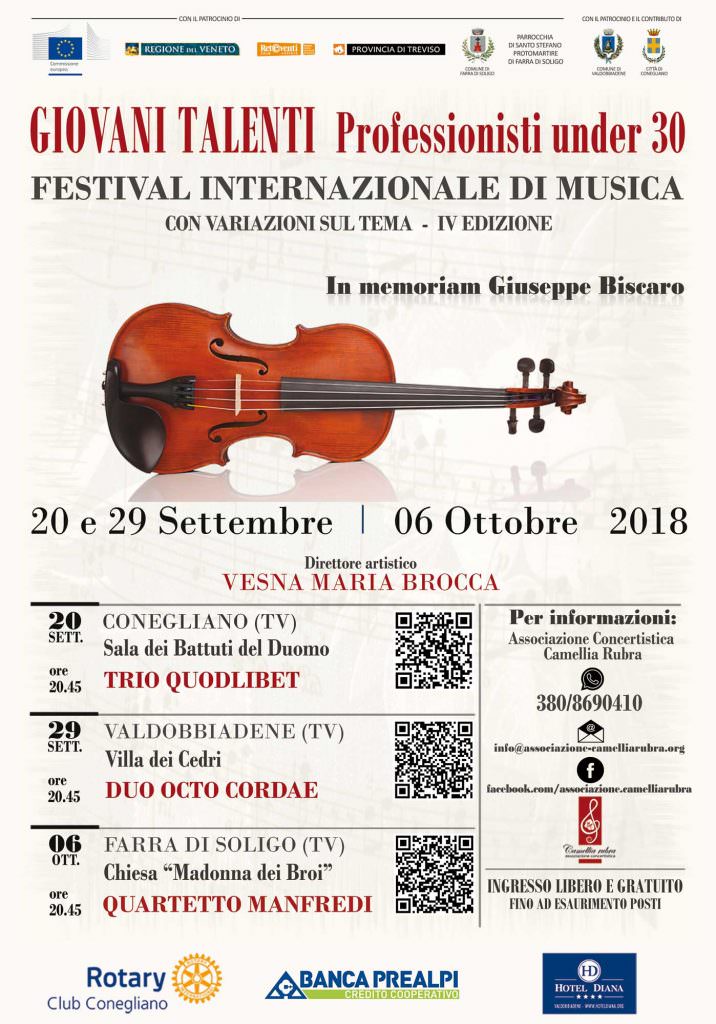 IV Festival internazionale di musica con variazioni sul tema “Giovani talenti. Professionisti under 30“