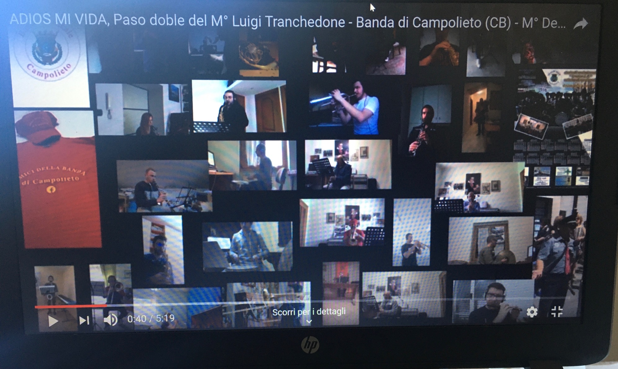#labandasuonaacasa: “Adios mi vida” della Banda di Campolieto