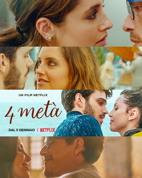 4 met&agrave; matteo Martari, Giuseppe Maggio, Matilde Gioli, Ilenia Pastorelli 2