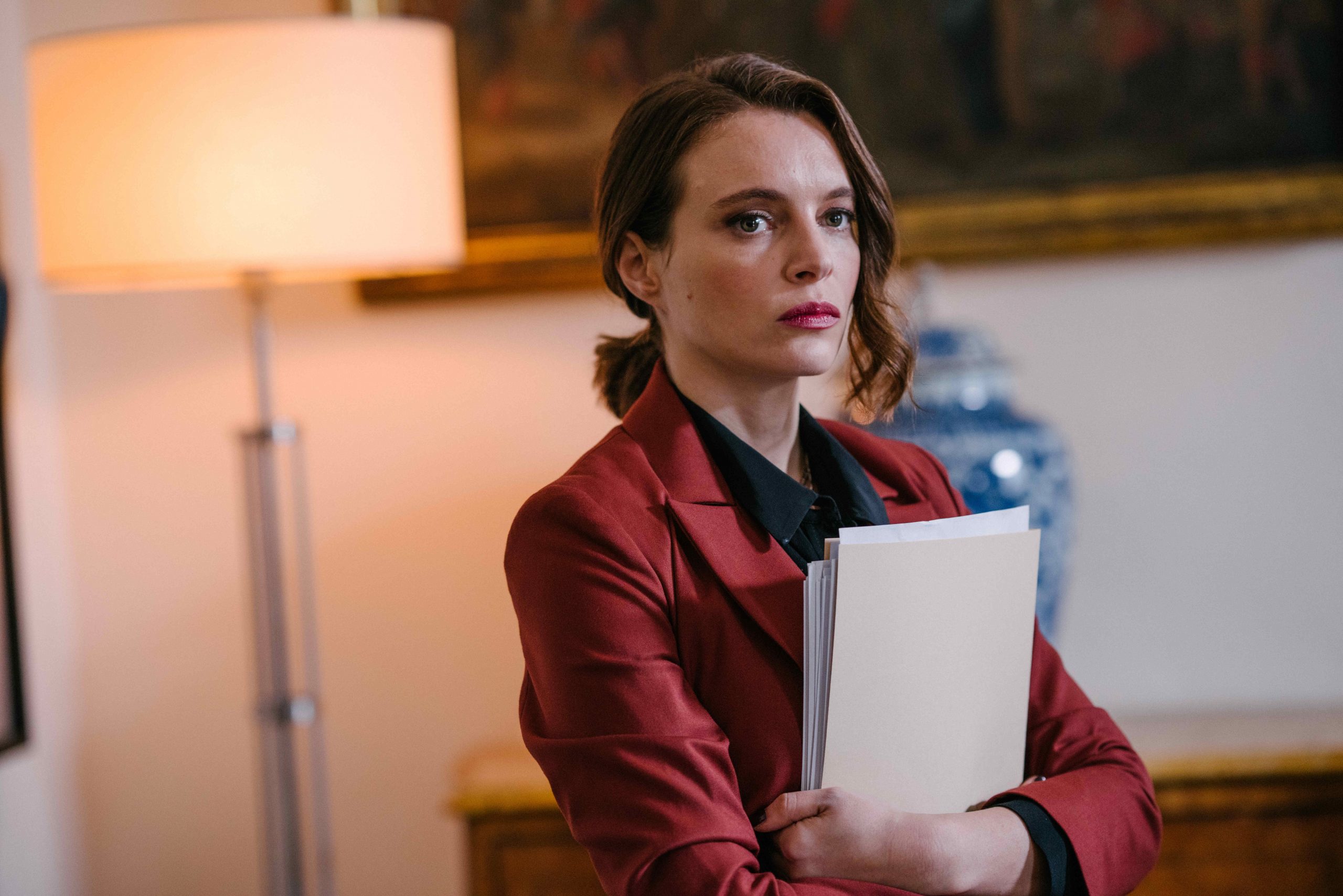 MIRIAM DALMAZIO in Studio Battaglia su Rai1 Essere davanti alla macchina da presa &egrave; un momento molto introspettivo per me