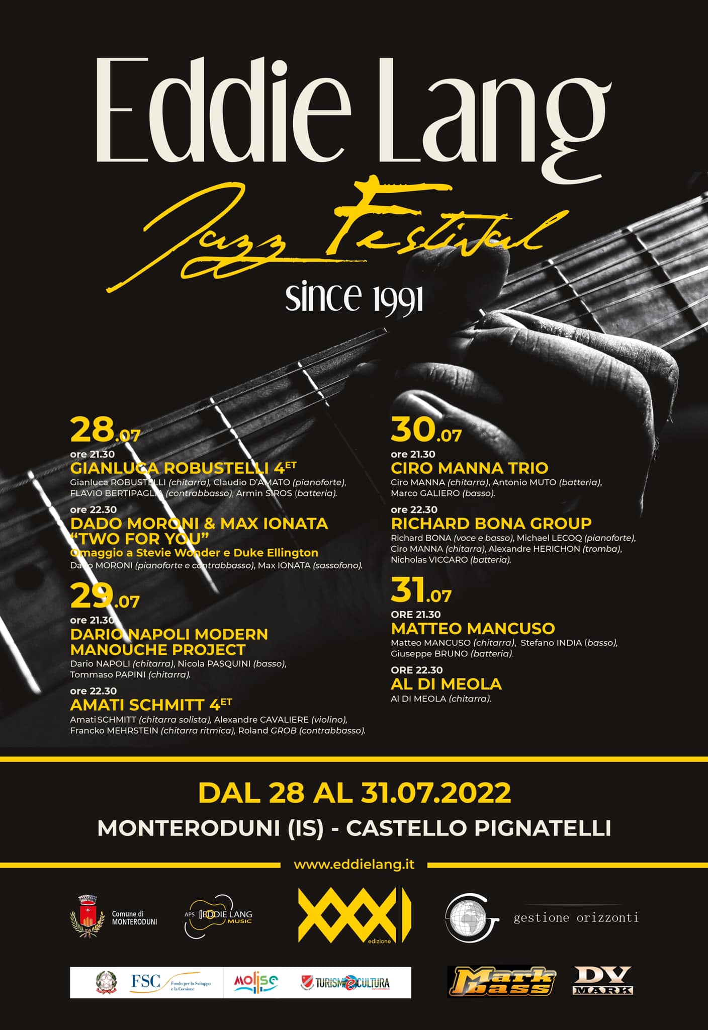 EDDIE LANG JAZZ FESTIVAL &ndash; XXXI edizione